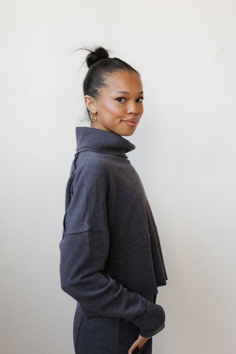 tacie cowl neck sweater