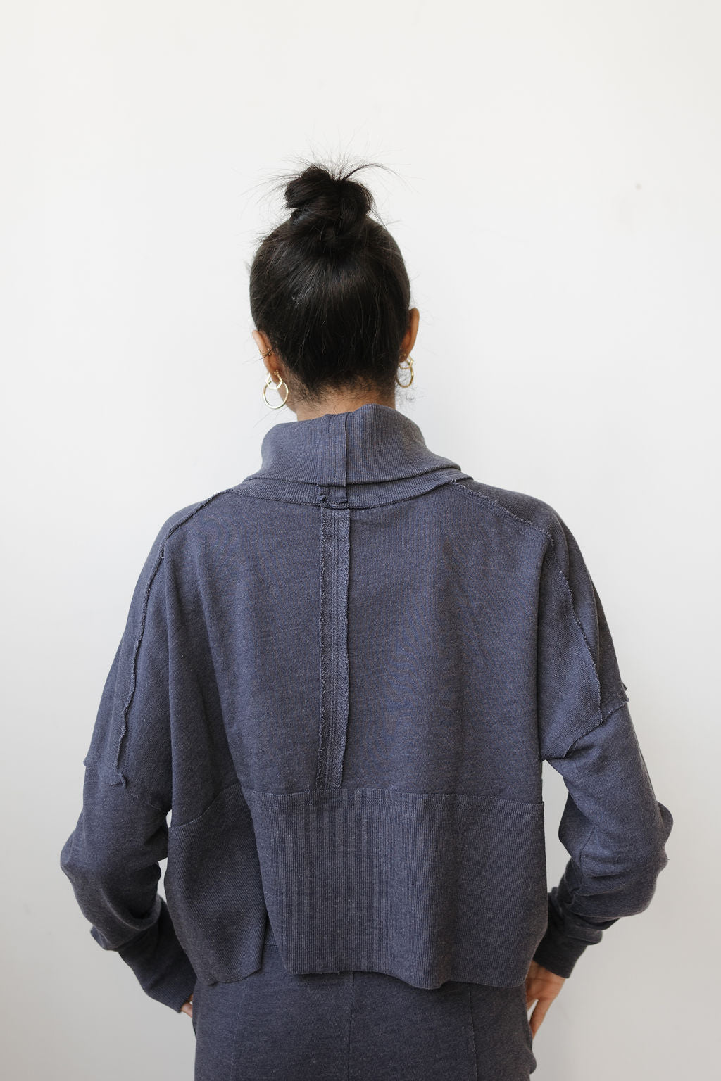 tacie cowl neck sweater