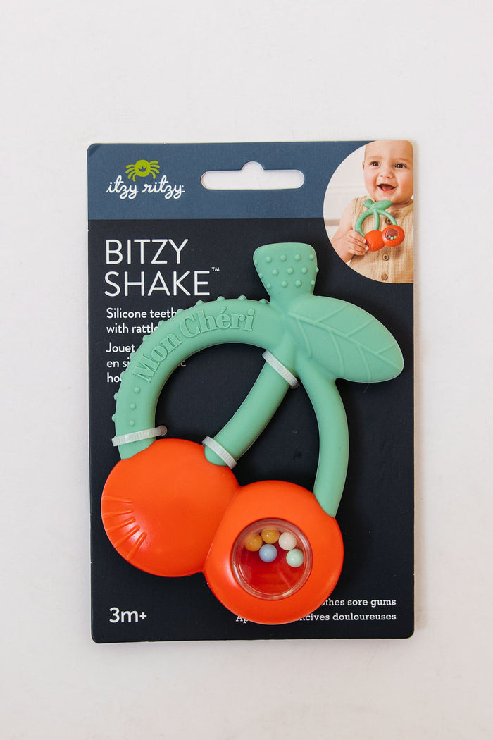bitzy shake silicone teether