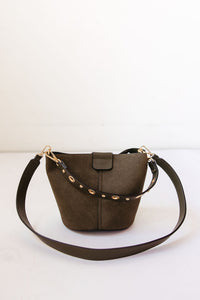 farrah suede bucket bag