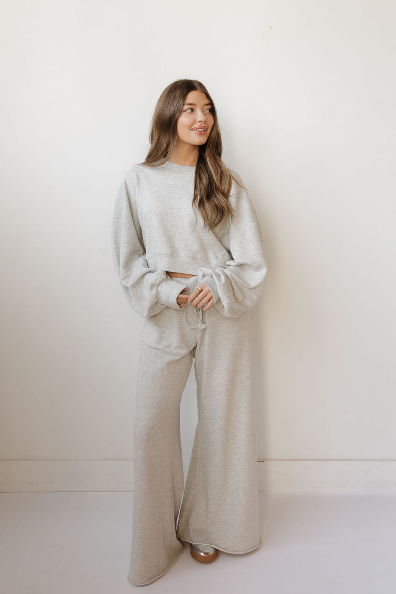 claire cropped sweatshirt