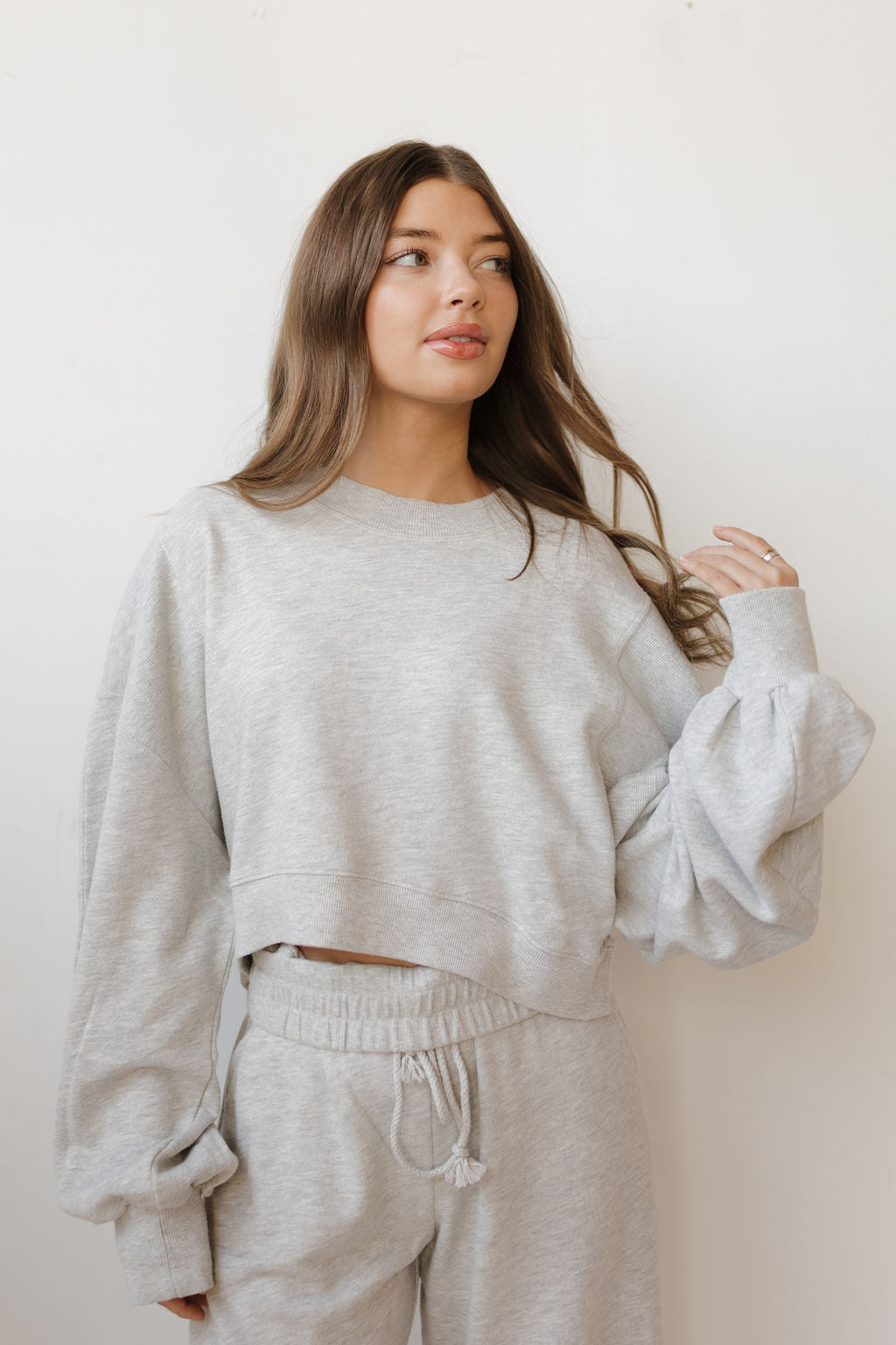 claire cropped sweatshirt