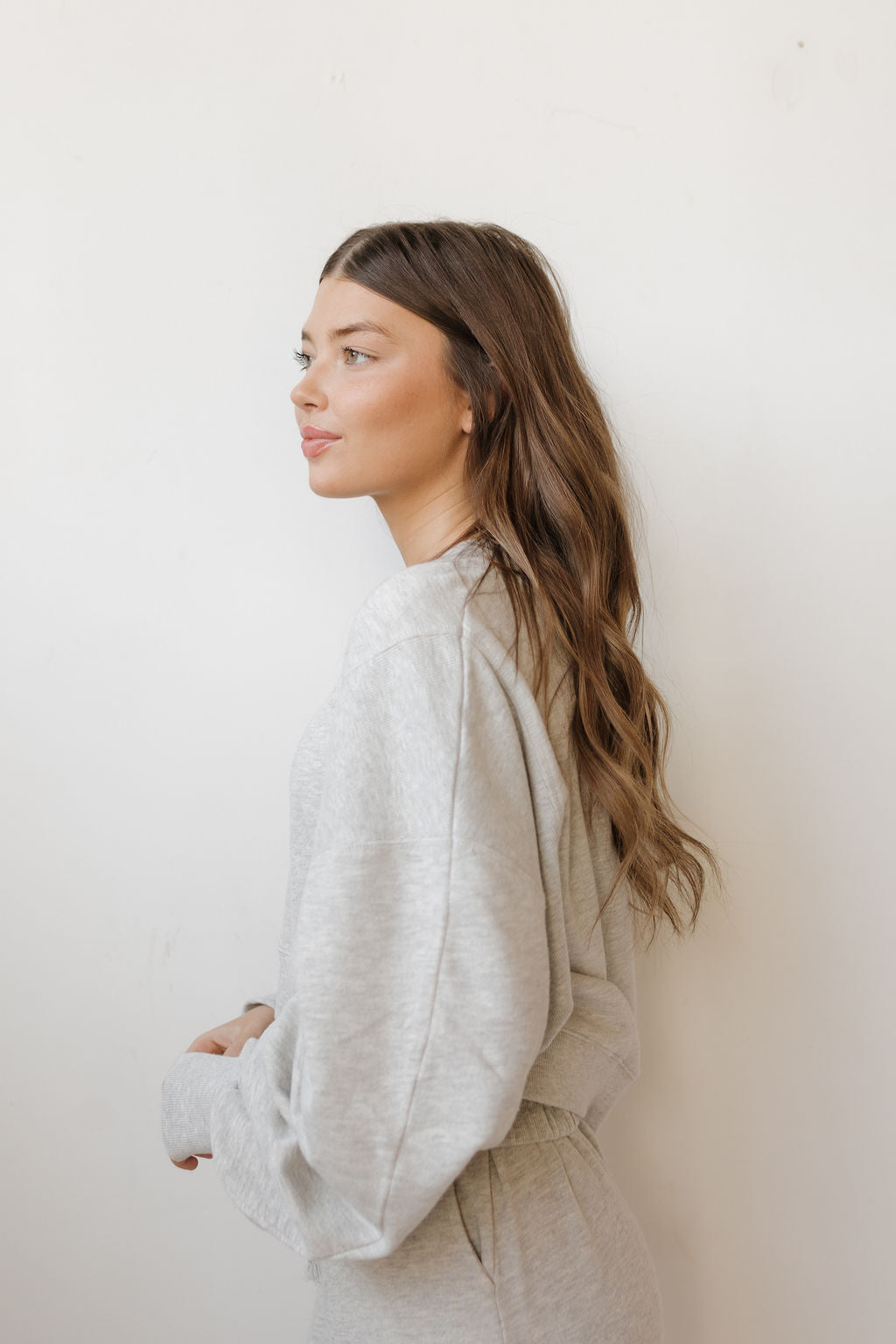 claire cropped sweatshirt