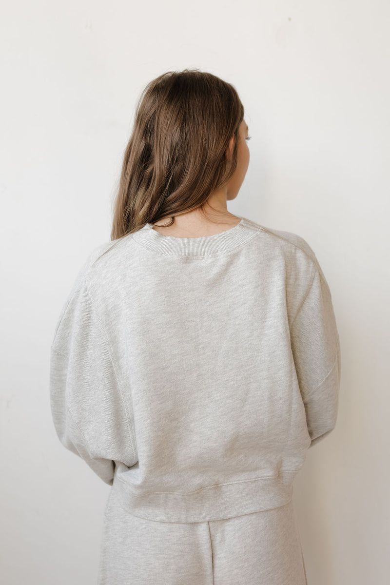 claire cropped sweatshirt
