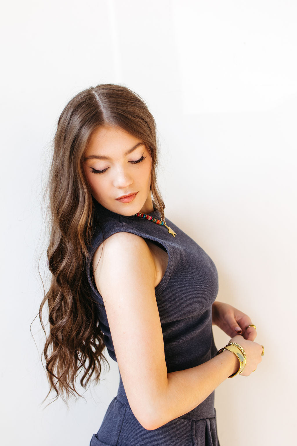 myla ribbed tank top