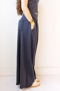 myla ribbed wide leg pants