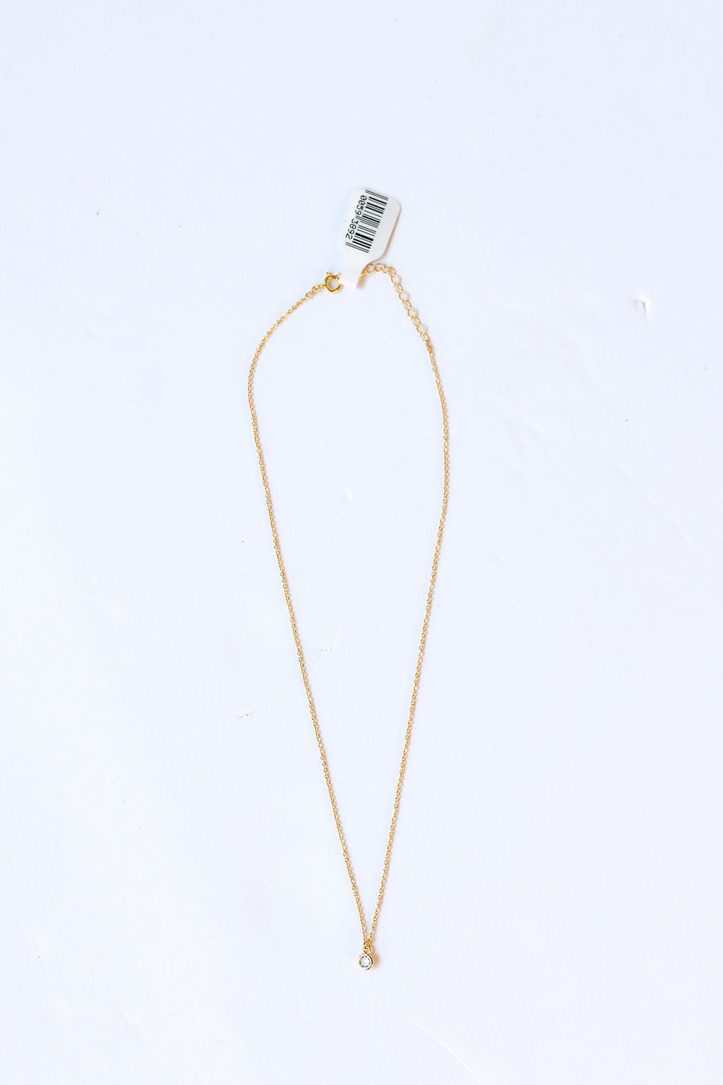 mode, petite cz necklace