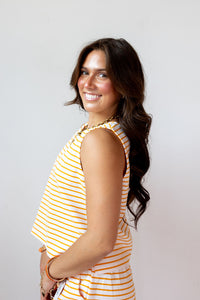 pete striped knit top