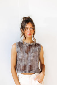 shayna knitted tank