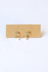 mode, shell earrings