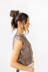 shayna knitted tank