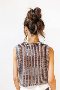 shayna knitted tank
