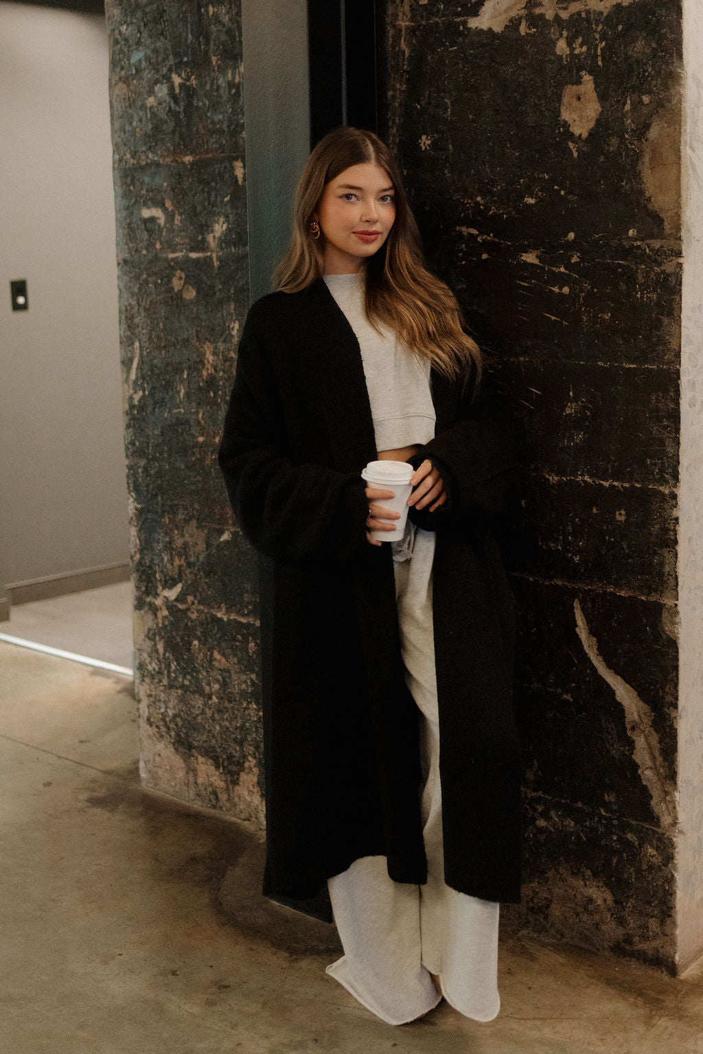 stacey long cardigan