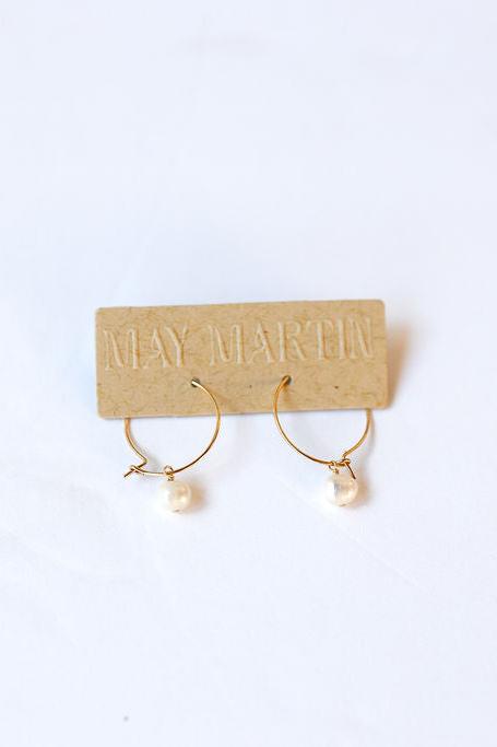 mode, pearl hoops