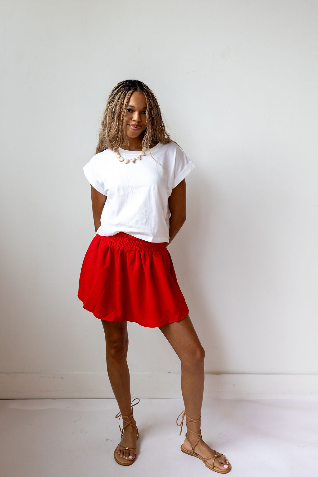 cleo high waisted skort