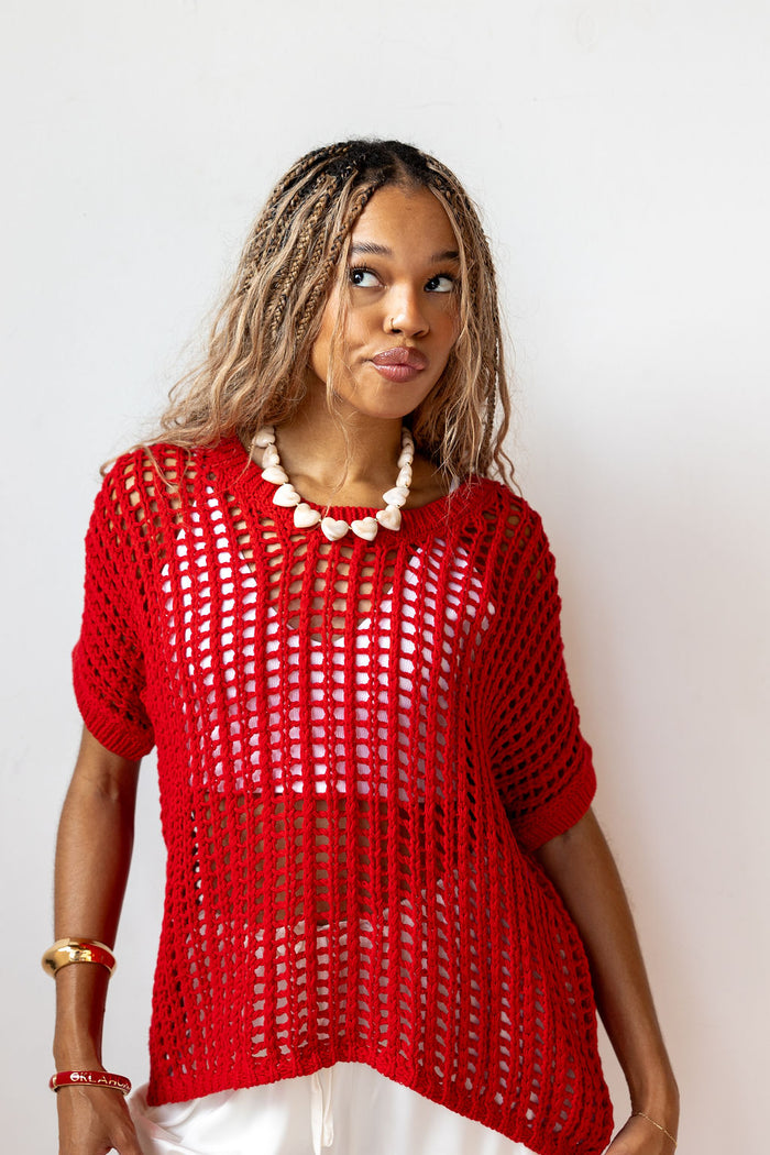 kyla knitted tank top