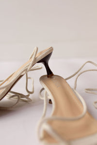 Elegance lace up heel