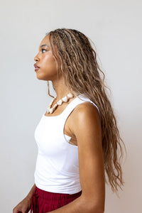 lyra square neck tank top
