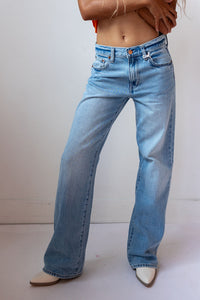 2k mid rise relaxed baggy jeans