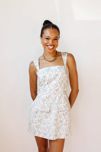 lucille floral romper