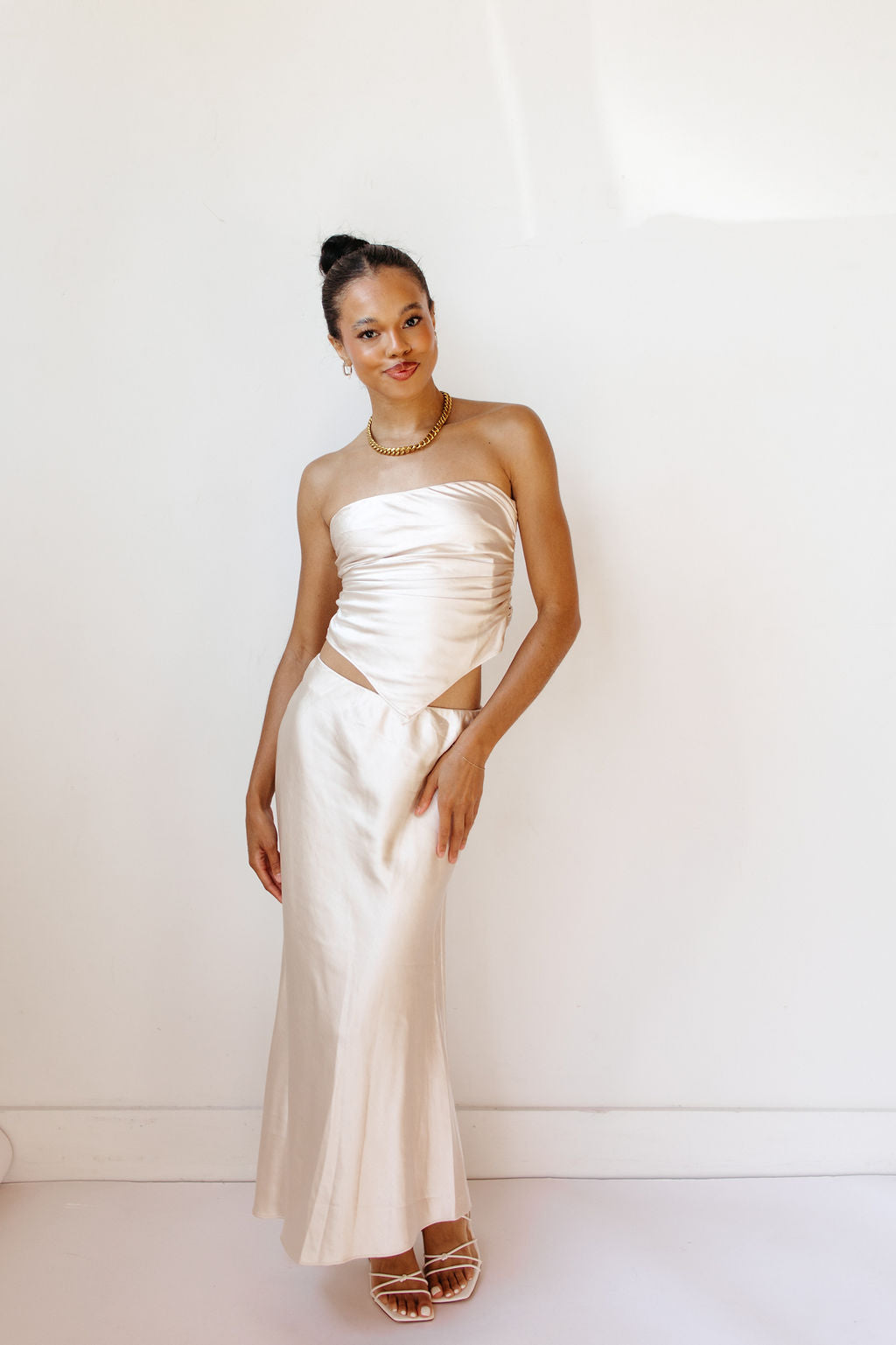 viento strapless top