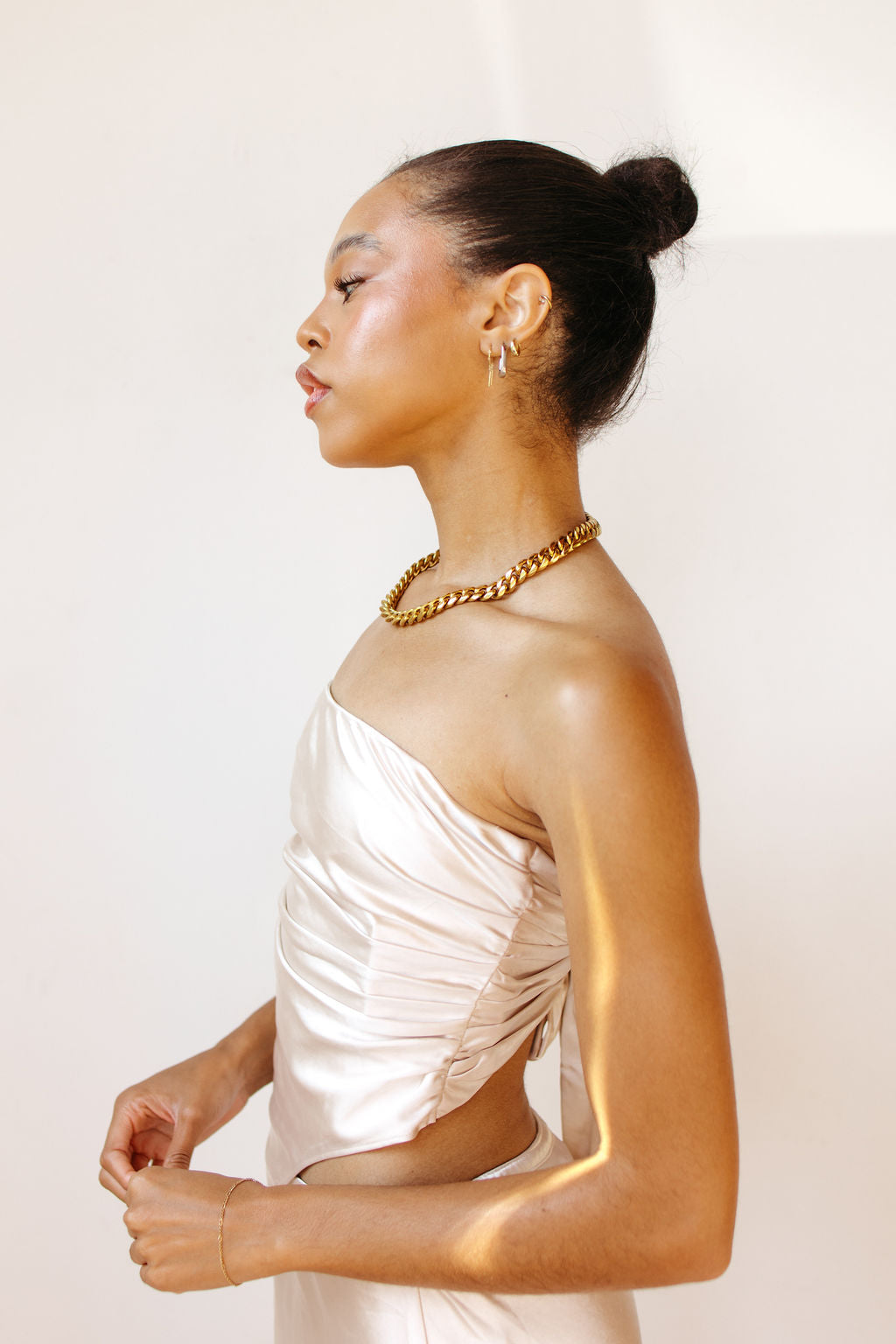 viento strapless top