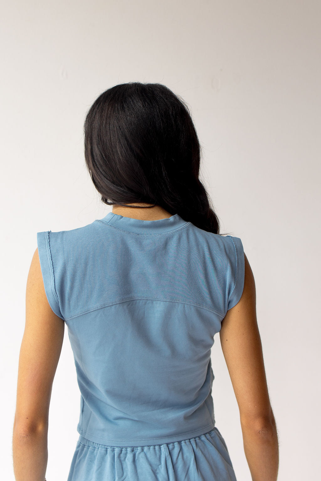 shepard ribbed skort