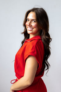 briar collared zip-up vest