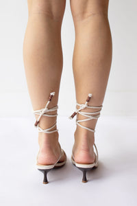 Elegance lace up heel