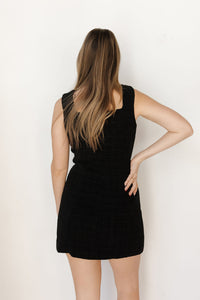 quincy button down mini dress