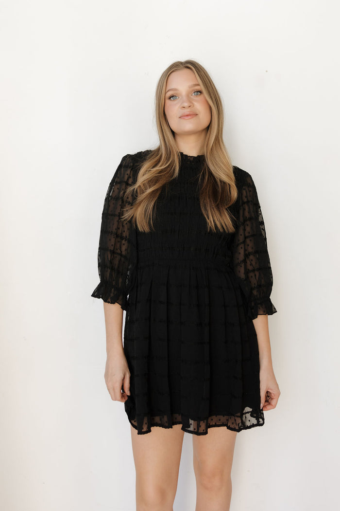 griffin eyelet mini dress