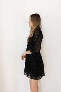 griffin eyelet mini dress