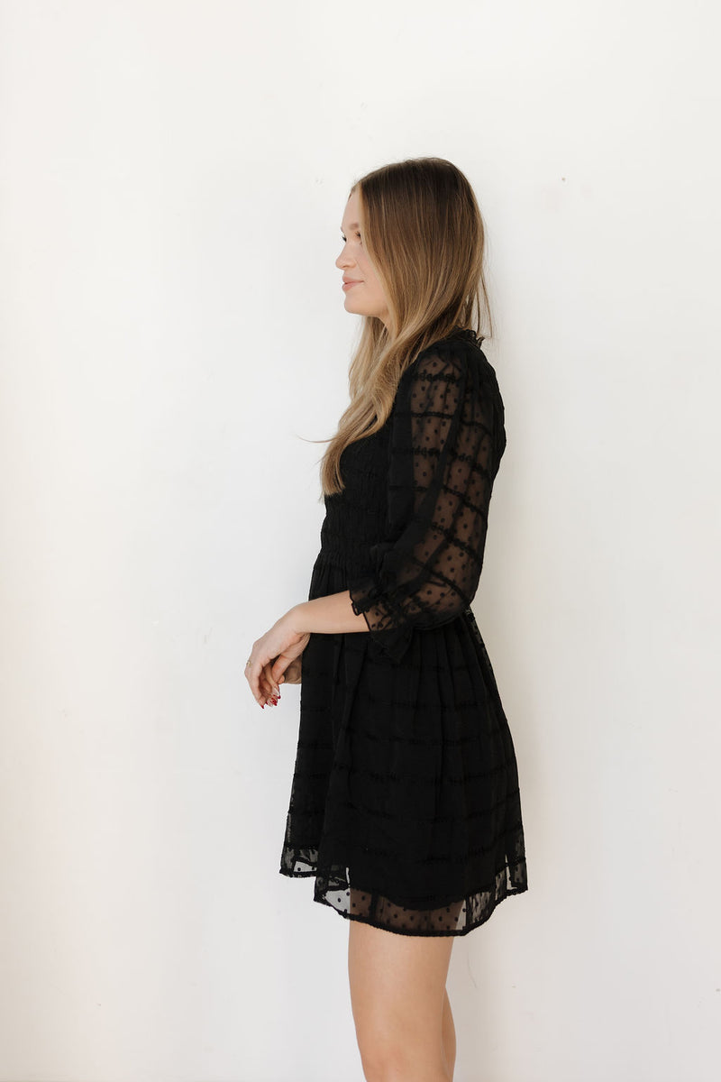 griffin eyelet mini dress