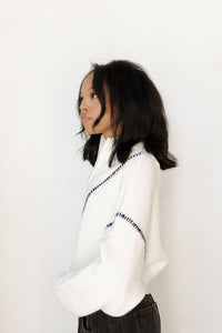 gretchen quarter-zip sweater