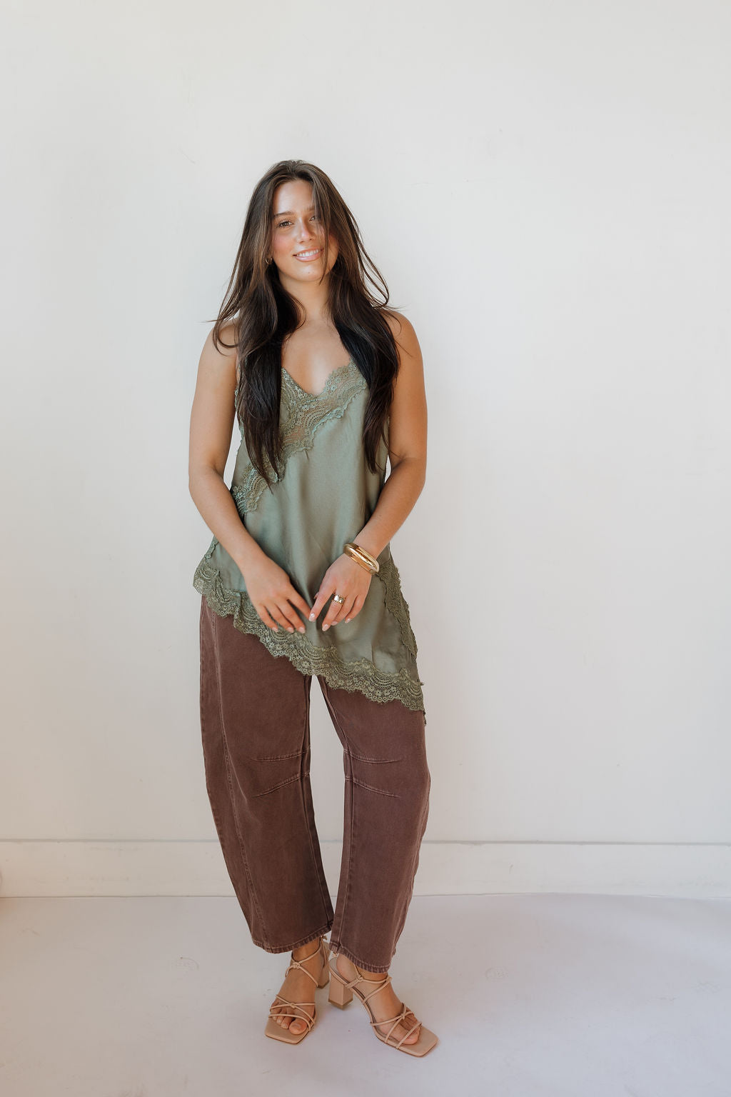 leni barrel denim jeans