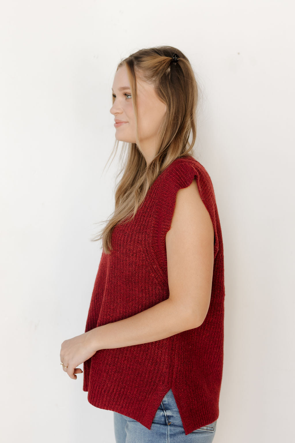 mandy knitted vest
