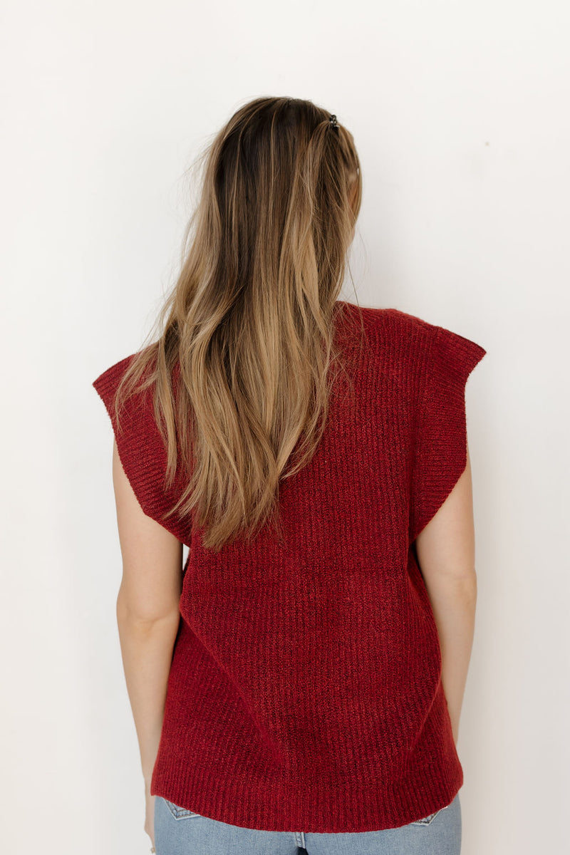 mandy knitted vest
