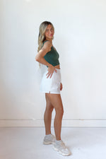 mode, lorelei ribbed crop tank