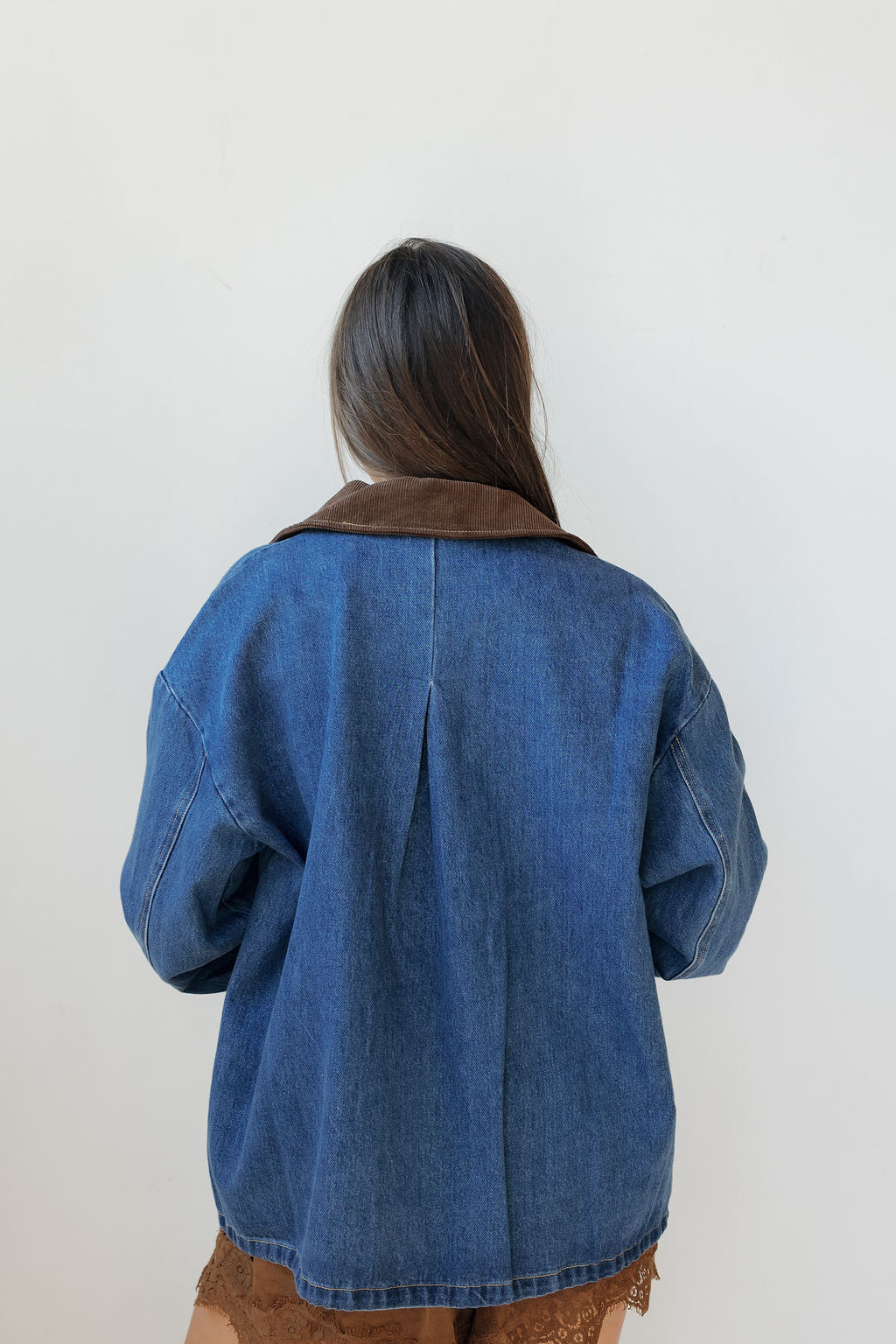charlie contrast denim jacket