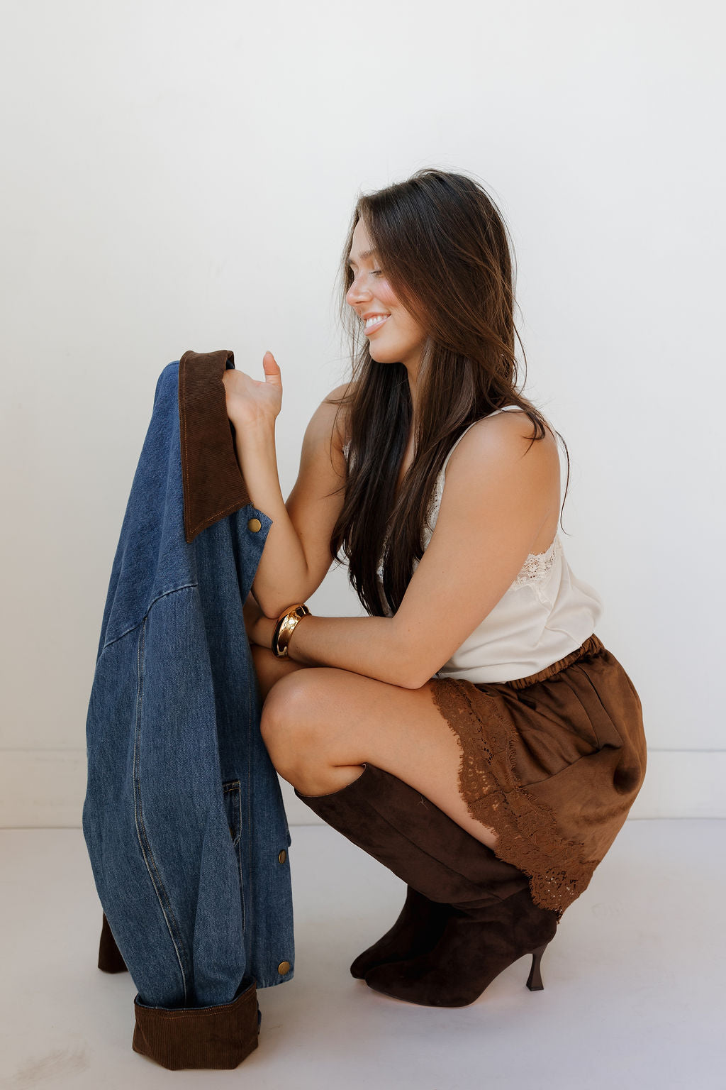 charlie contrast denim jacket