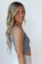 mode, lorelei ribbed crop tank