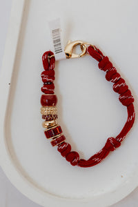 lottie multi beaded paracord bracelet