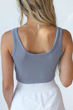 mode, lorelei ribbed crop tank