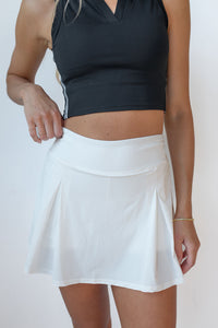 mode, pretty pleat tennis skort