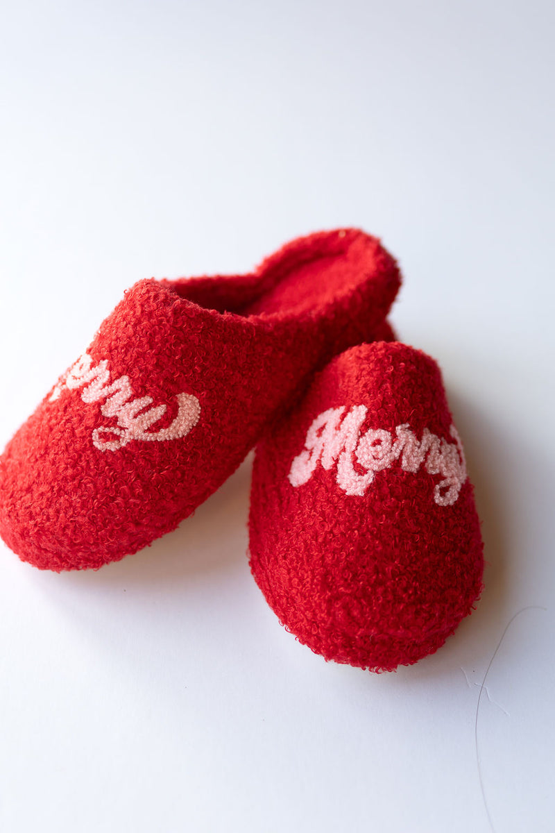 mode, merry merry slippers