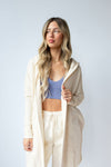 mode, longline hoodie cardigan