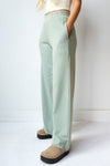 mode, wide leg sweat pants