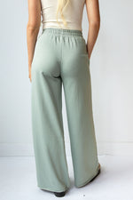mode, wide leg sweat pants