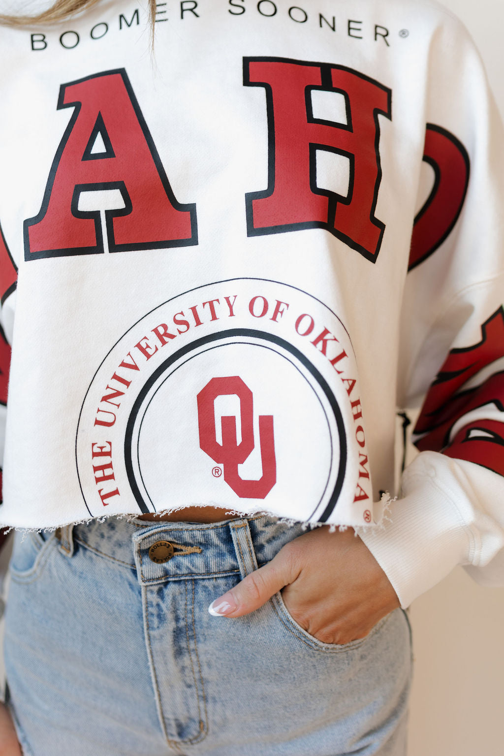 match day crop longsleeve