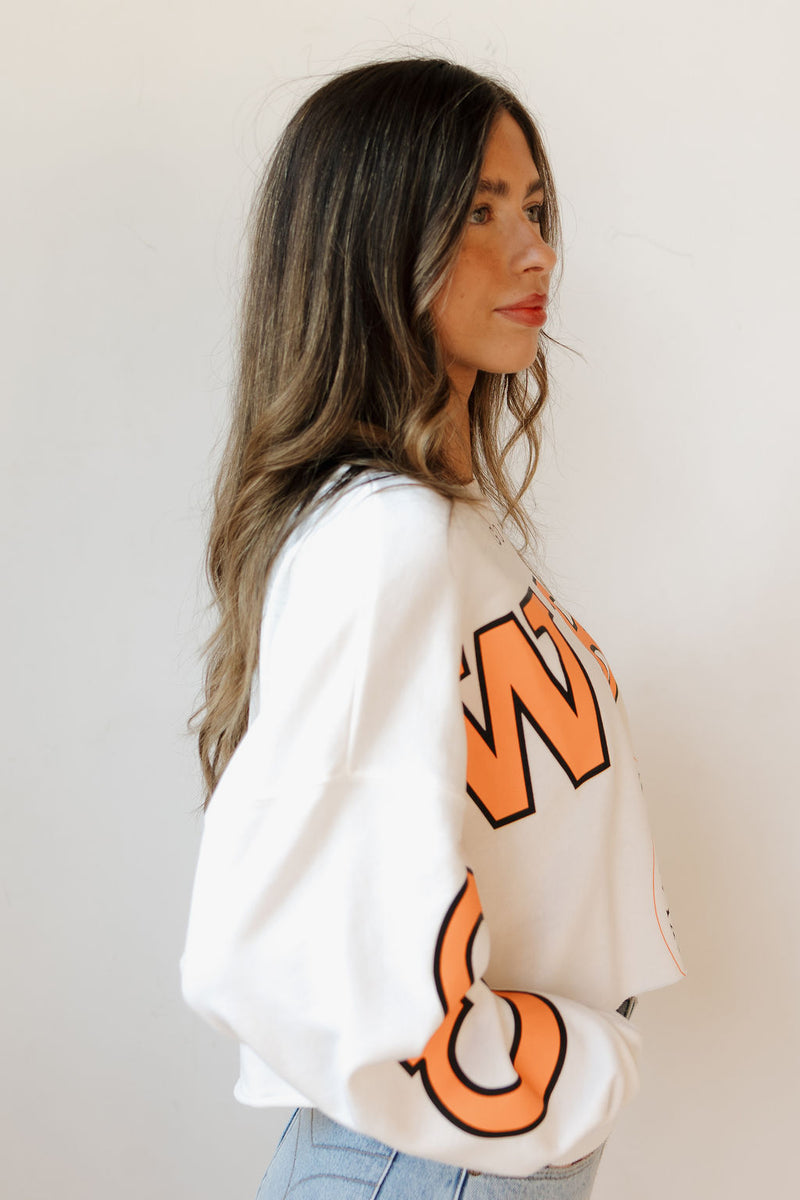 match day crop longsleeve